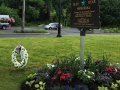 Blue Star Marker at Police Cove, Barrington - May, 2016
